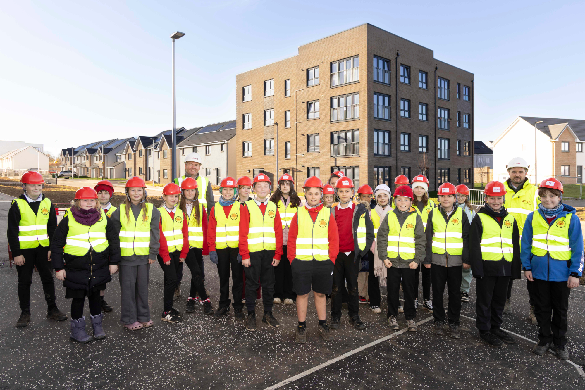 South Queensferry pupils swap classrooms for Lovell construction site