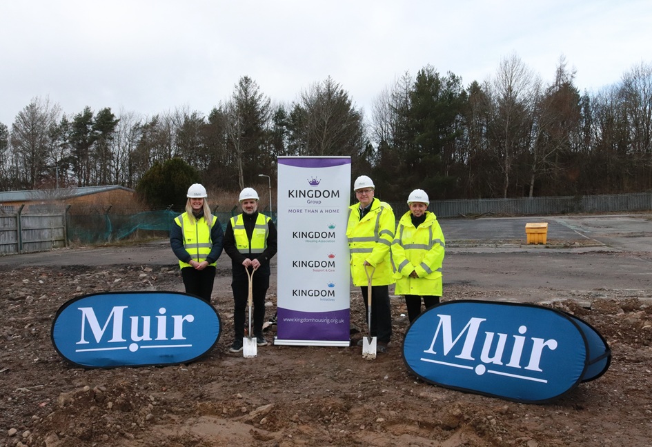 Muir begins work on new office and logistics development for Kingdom Housing Association