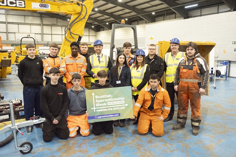 CITB celebrates Scottish Apprenticeship Week at National Construction College
