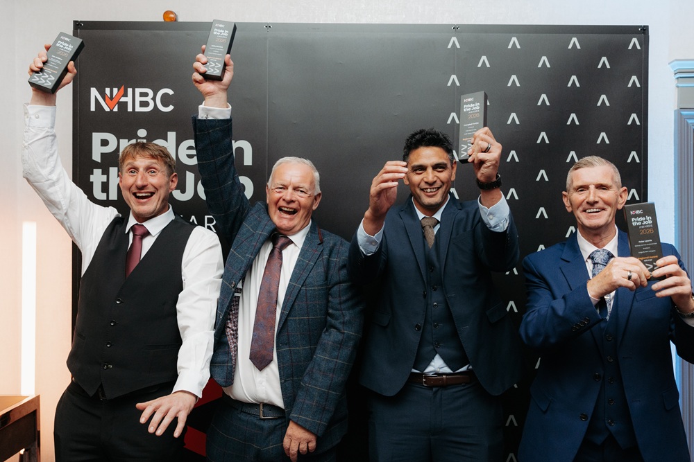 Four site managers recognised for house building excellence