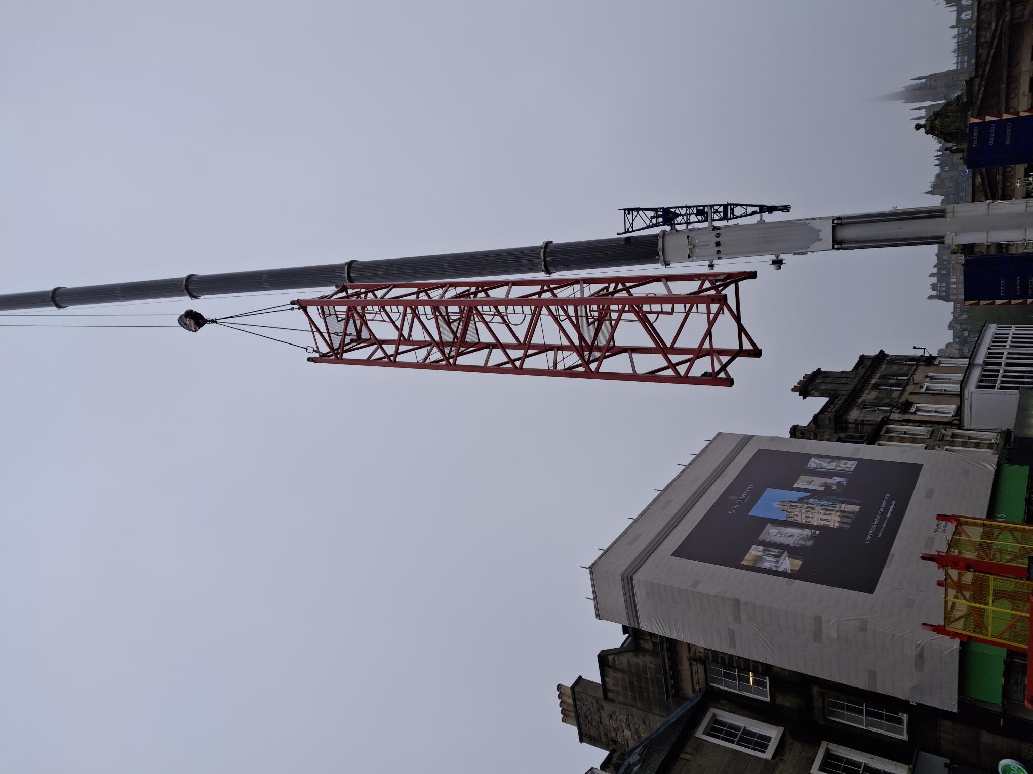 Will Rudd delivers complex foundation works for Edinburgh tower crane