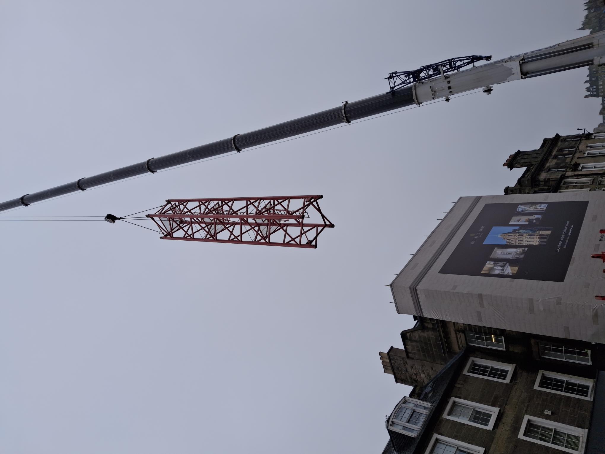 Will Rudd delivers complex foundation works for Edinburgh tower crane