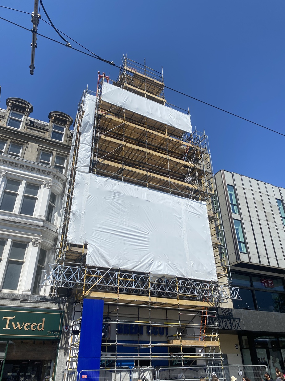 In Pictures: Edinburgh’s Caledonian Hotel extension tops out