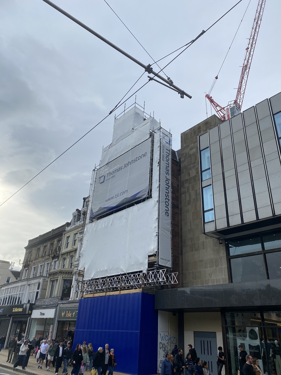 In Pictures: Edinburgh’s Caledonian Hotel extension tops out