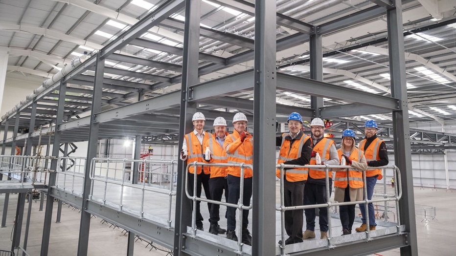 Robertson reaches steel frame milestone at Glasgow manufacturing facility