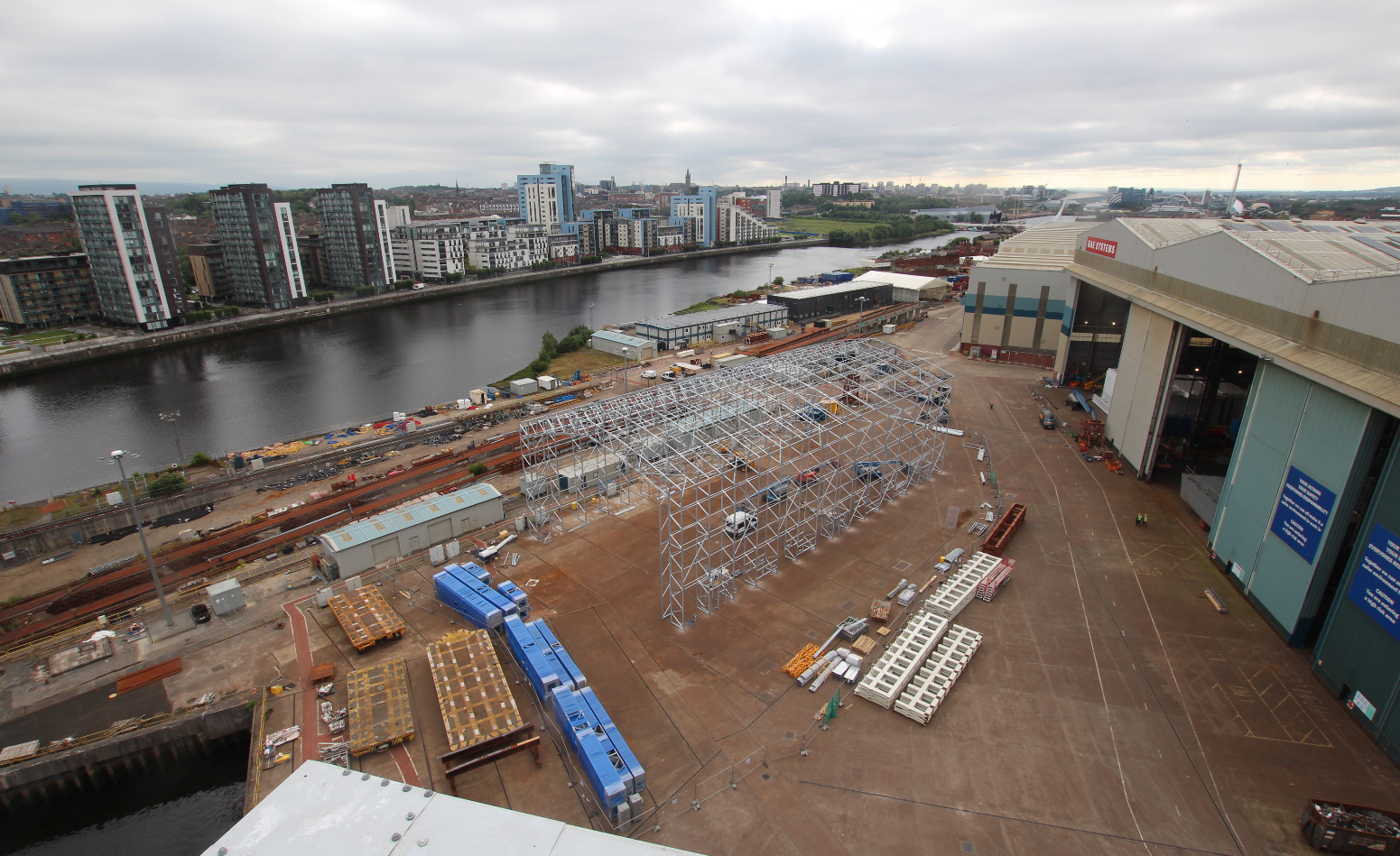 Work starts on paint facility at Govan shipyard