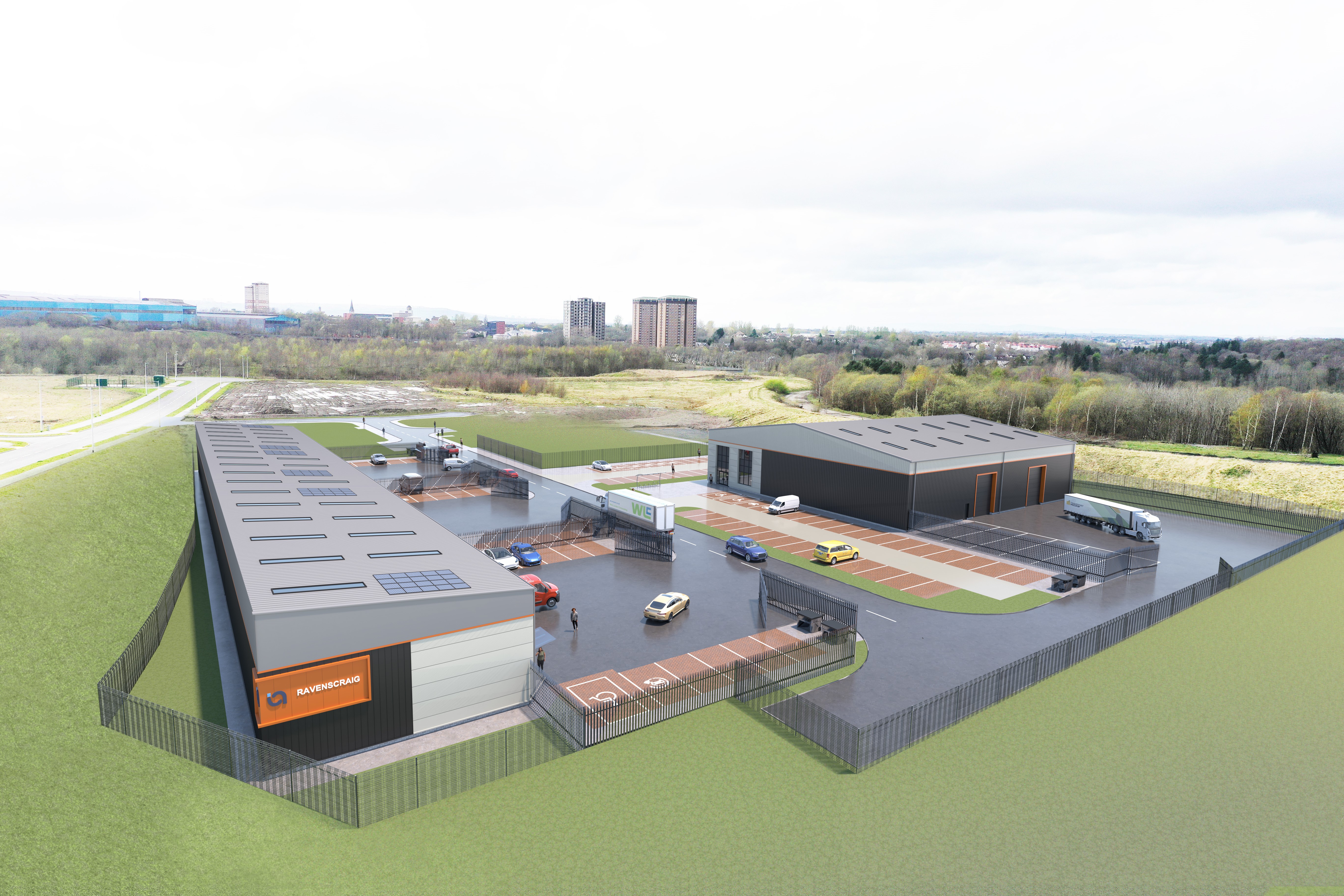 Work starts on new Ravenscraig commercial facilities