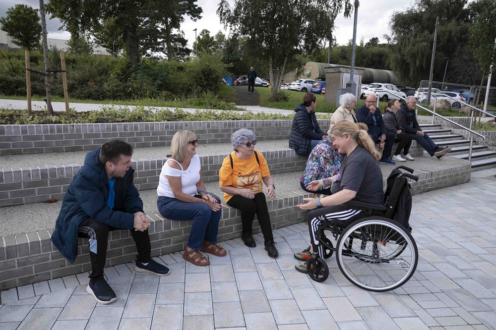 In Pictures: Erskine showcases new civic plaza and events space