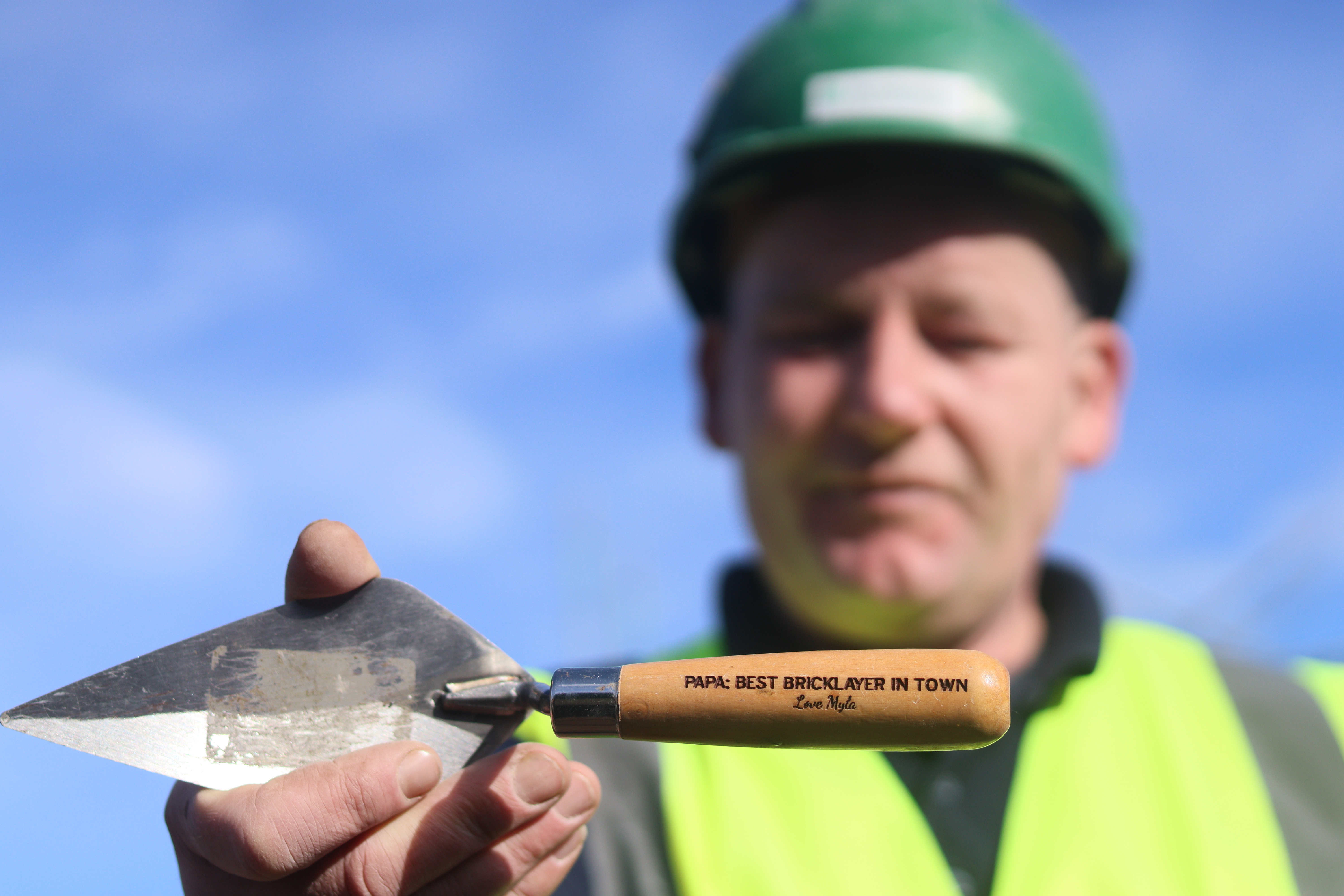 And finally... meet Scotland’s oldest bricklaying apprentice