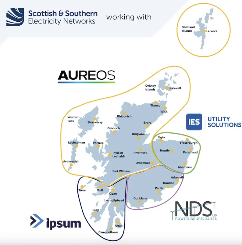 Four firms to upgrade electricity network in £300m SSEN deal