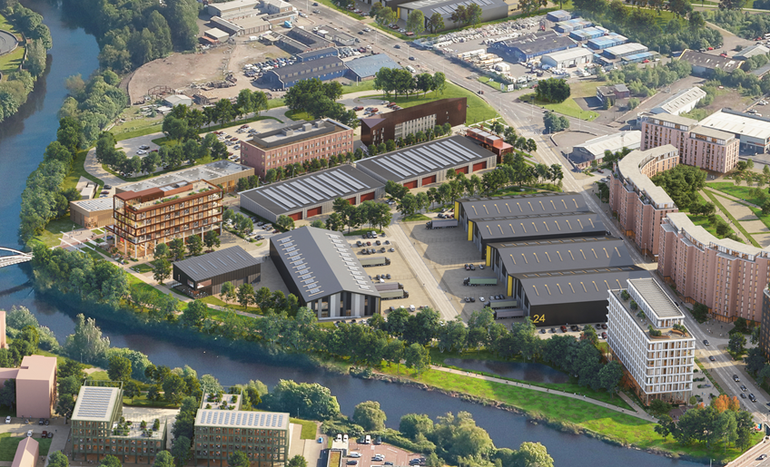Clyde Gateway accelerates regeneration with Shawfield partner launch and £11m XWORKS construction start