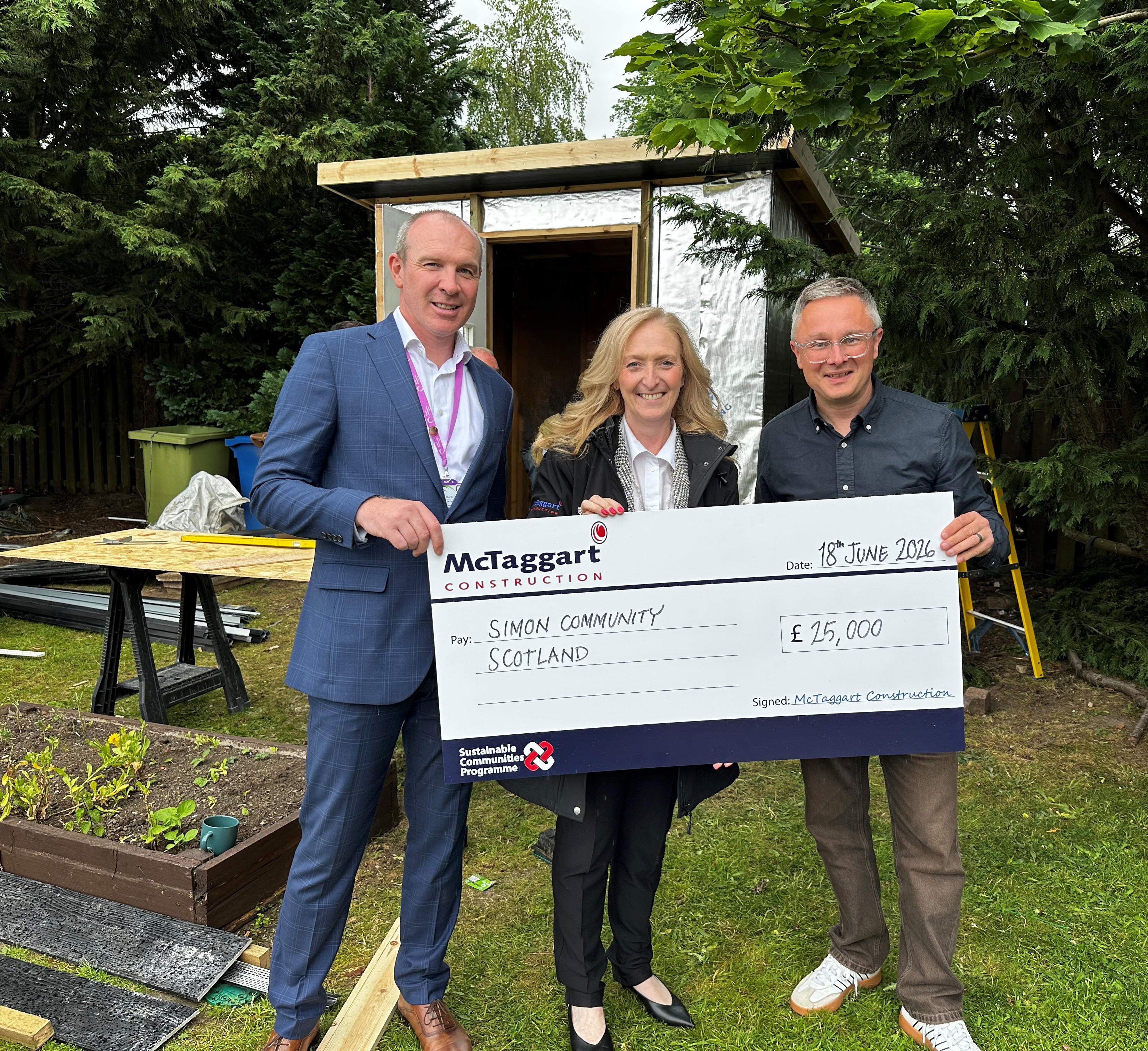 McTaggart marks 80 years with £25,000 donation to homelessness charity