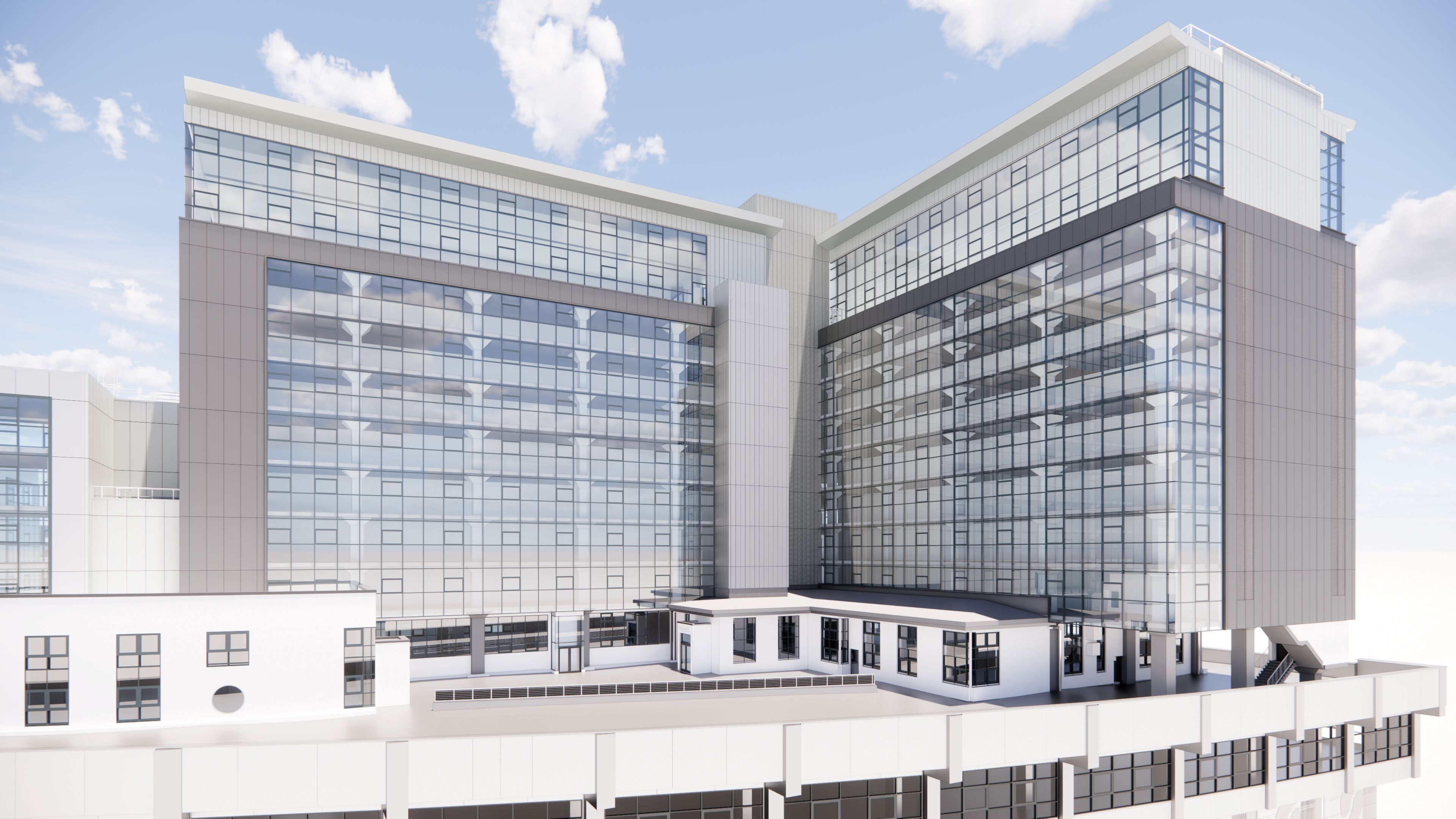 Plans submitted for recladding at Skypark campus in Finnieston