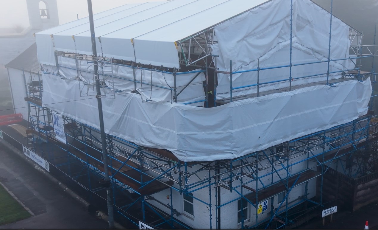 JR Scaffold Services supports 19th century church restoration