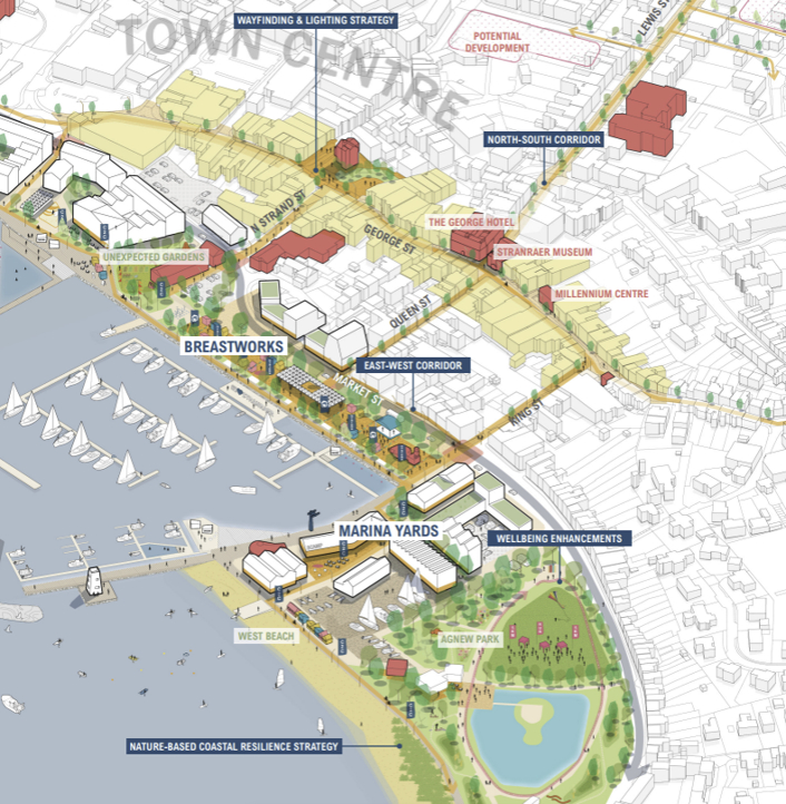Milestone for Stranraer Marina expansion project