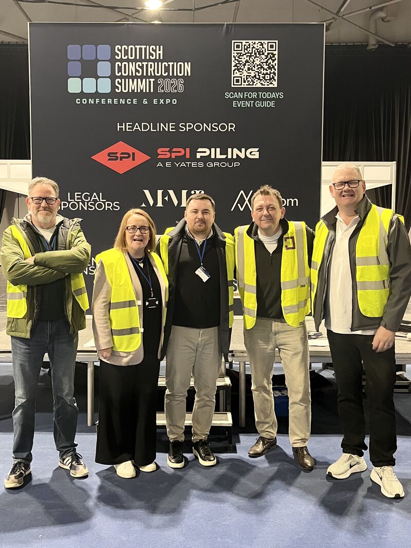 Hall 5 takes shape as 2,300 delegates prepare to descend on SEC for Scottish Construction Summit