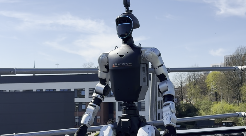 And finally... humanoid robot deployed by Tilbury Douglas