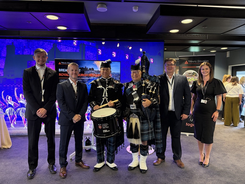 Tilbury Douglas welcomes industry partners to Royal Edinburgh Military Tattoo business breakfast