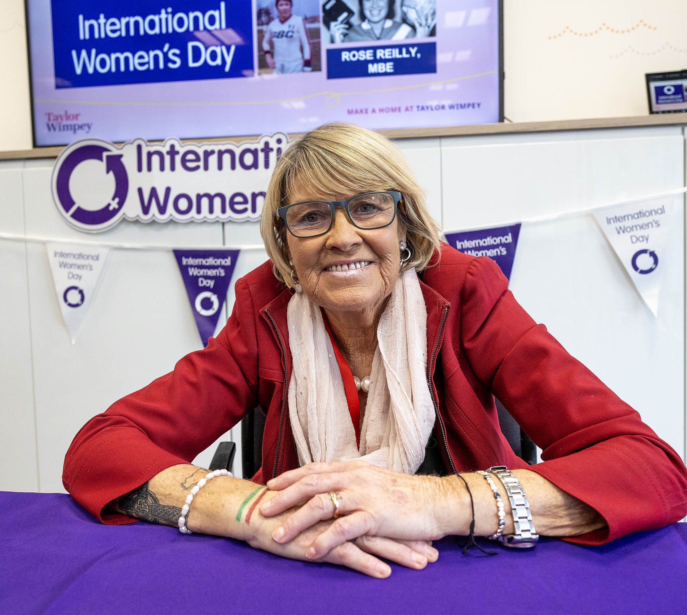 Football legend Rose Reilly MBE joins Taylor Wimpey on International Women’s Day