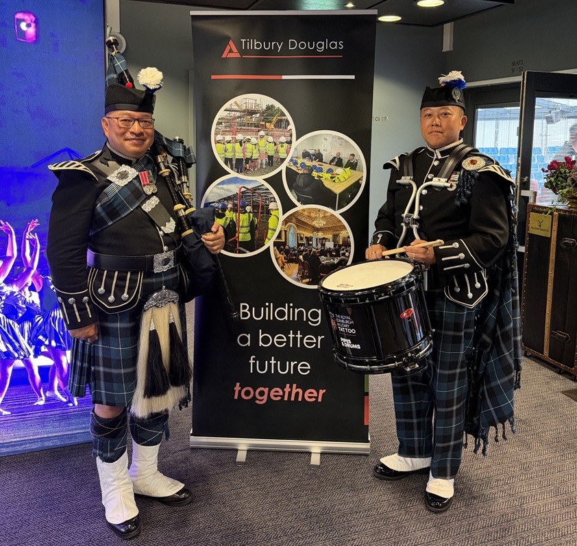 Tilbury Douglas welcomes industry partners to Royal Edinburgh Military Tattoo business breakfast