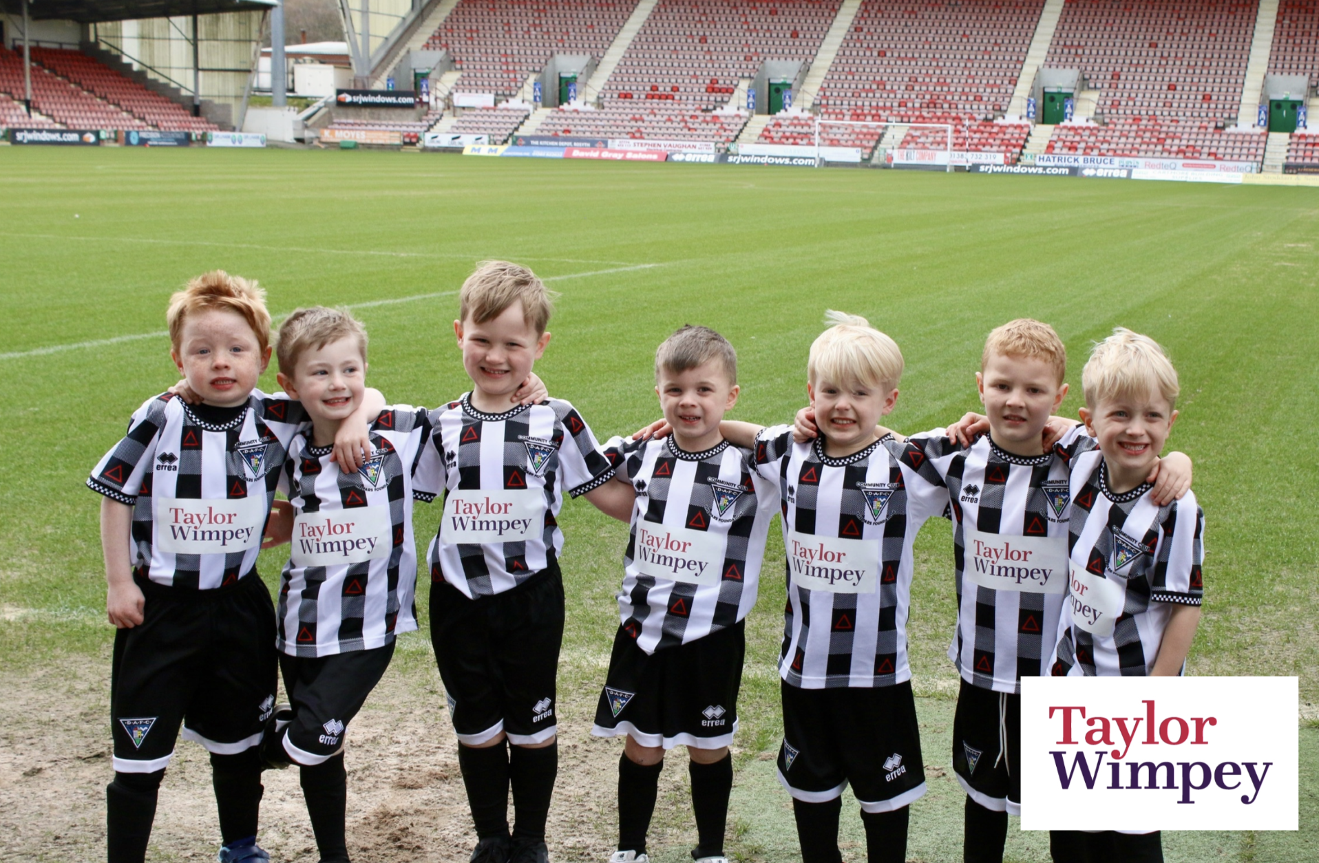And finally. . . Young Dunfermline footballers get Taylor Wimpey sponsorship