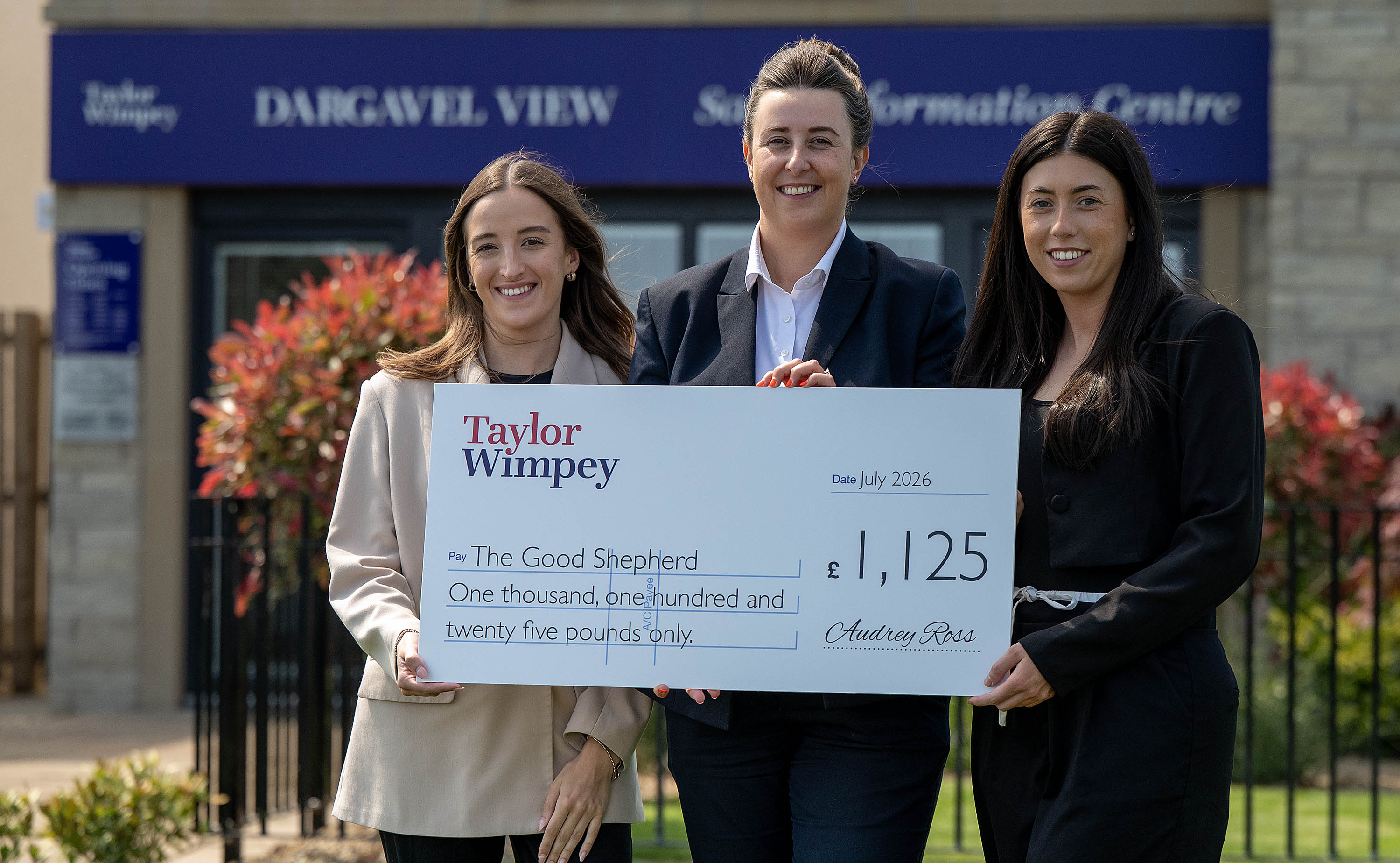 Taylor Wimpey makes second donation to Bishopton youth charity