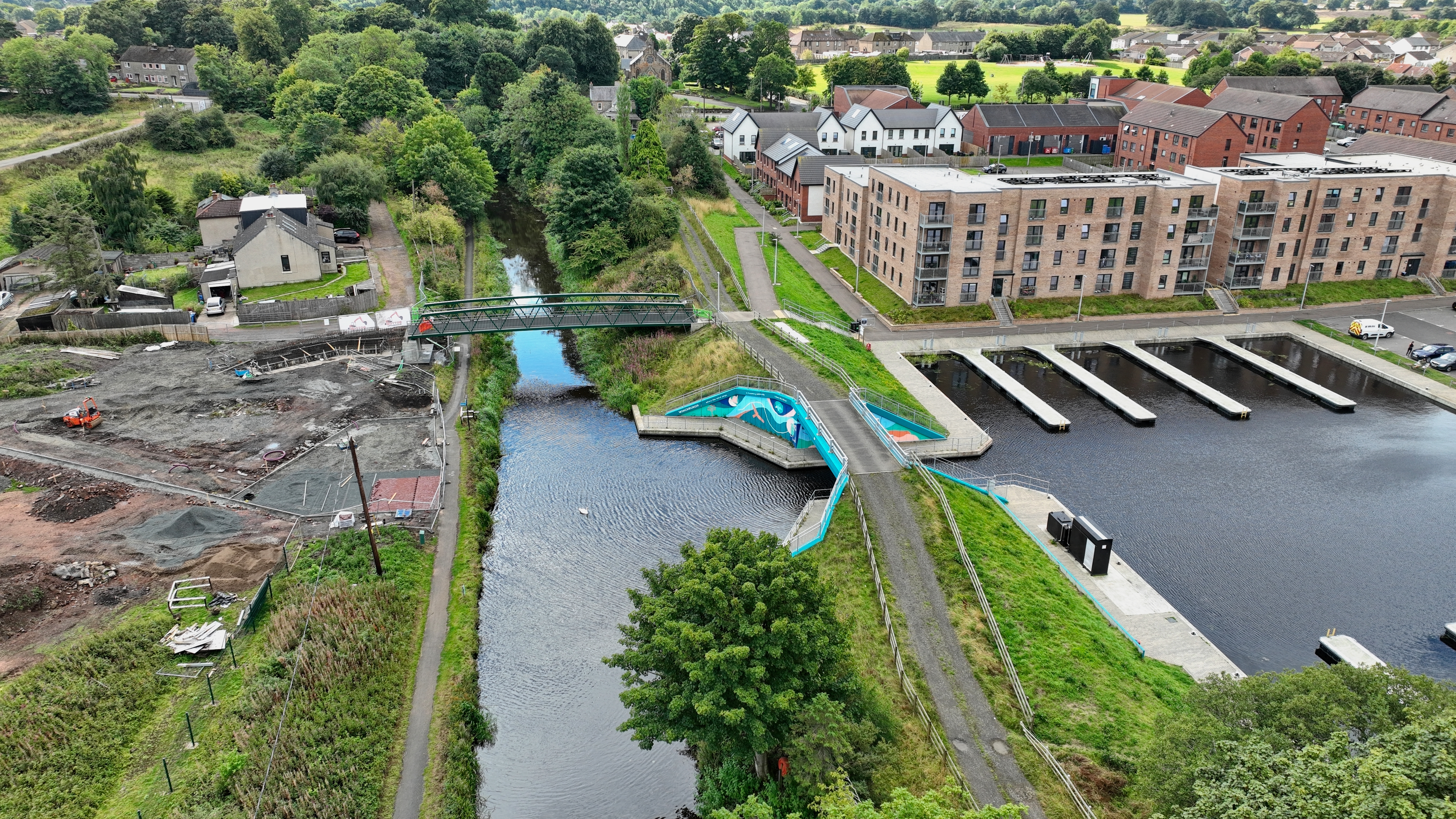 New Union Canal bridge to connect to emerging leisure space