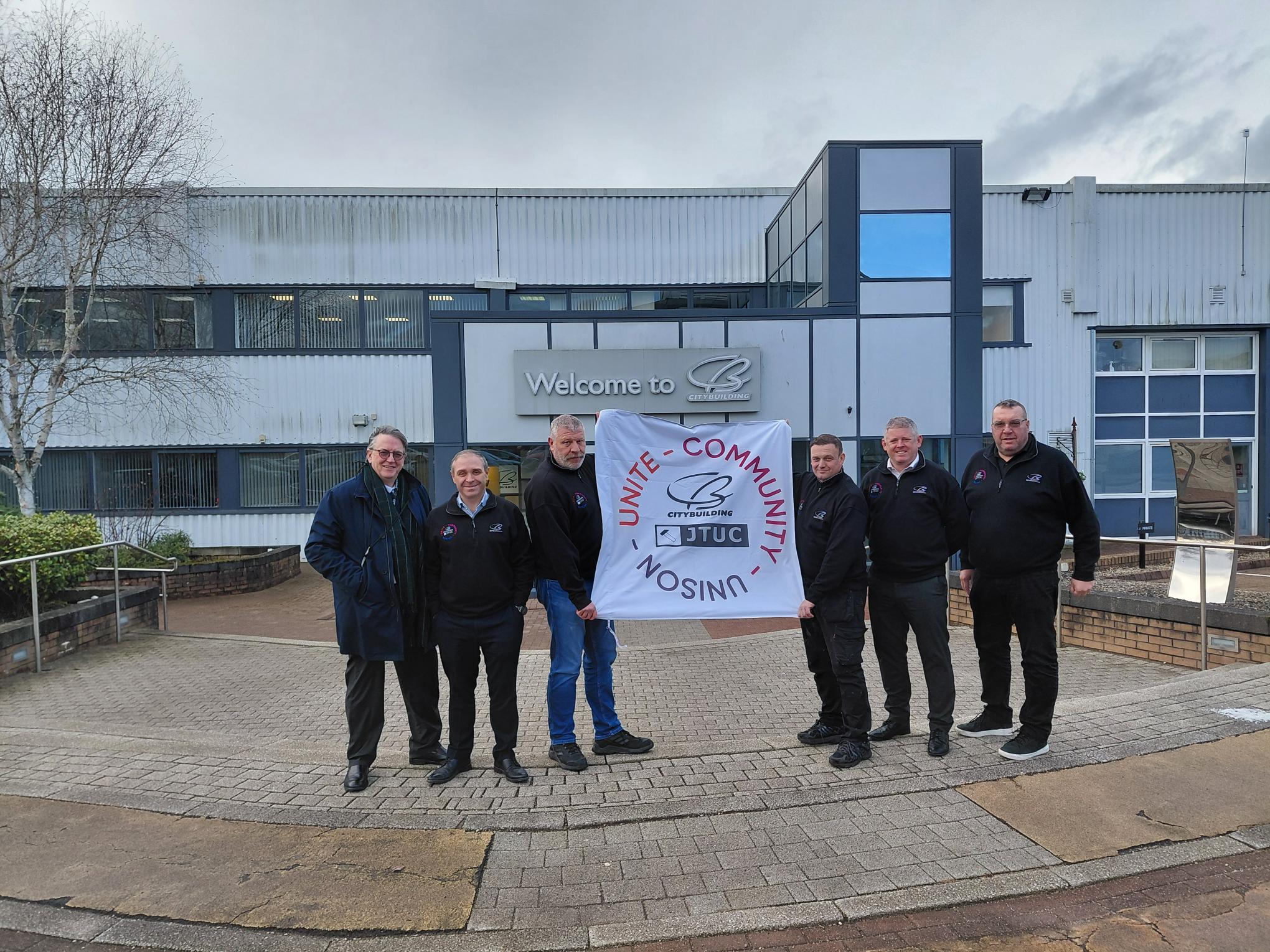 Glasgow construction workers take on West Highland Way