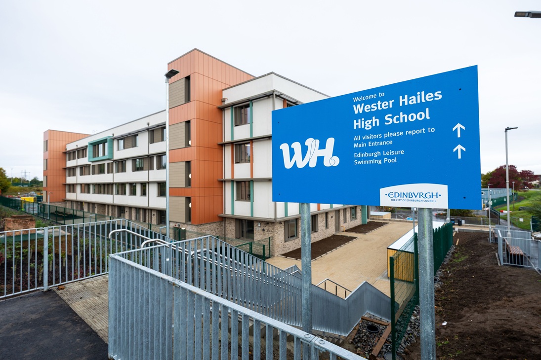 McLaughlin & Harvey hands over Passivhaus high school in Edinburgh