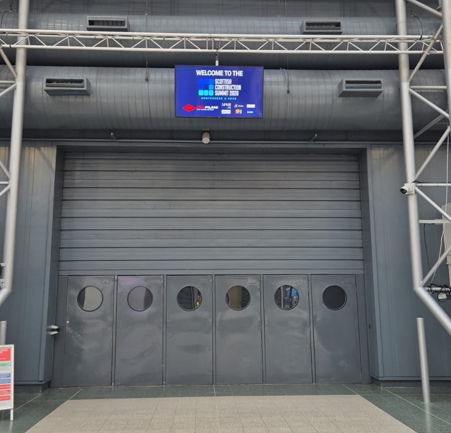 Hall 5 takes shape as 2,300 delegates prepare to descend on SEC for Scottish Construction Summit