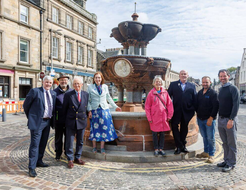 Historic memorial fountain in St Andrews back in operation