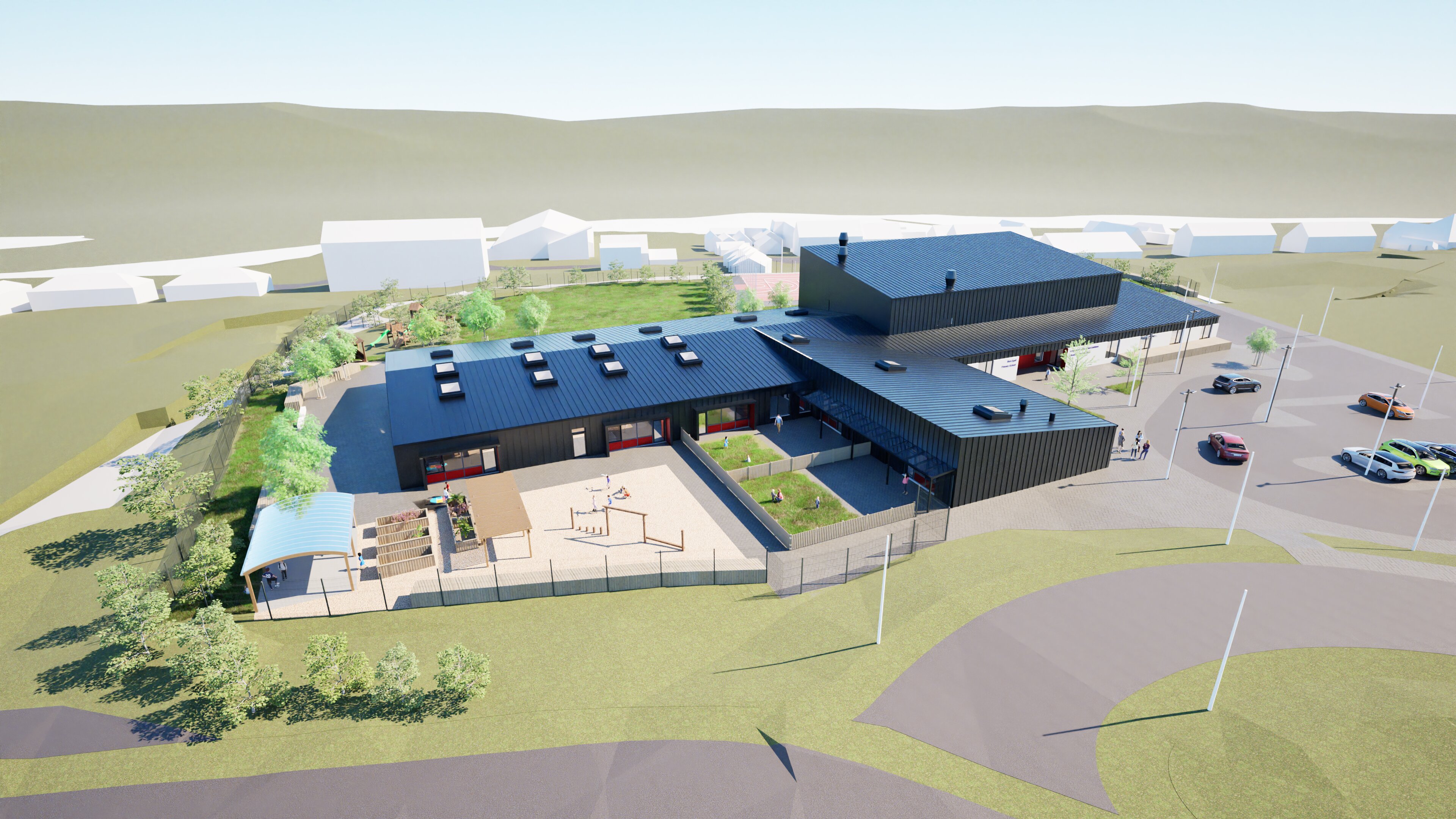 Turf cutting signals start of work on new Isle of Skye school