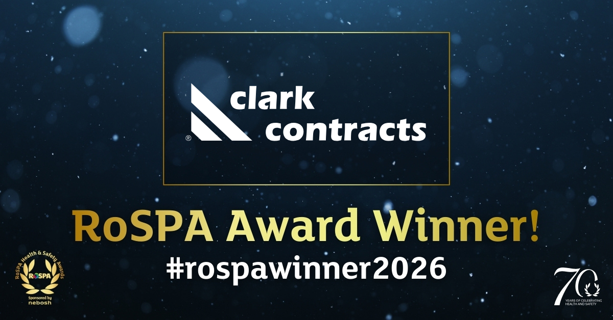 Clark Contracts recognised for 20 years of health and safety excellence