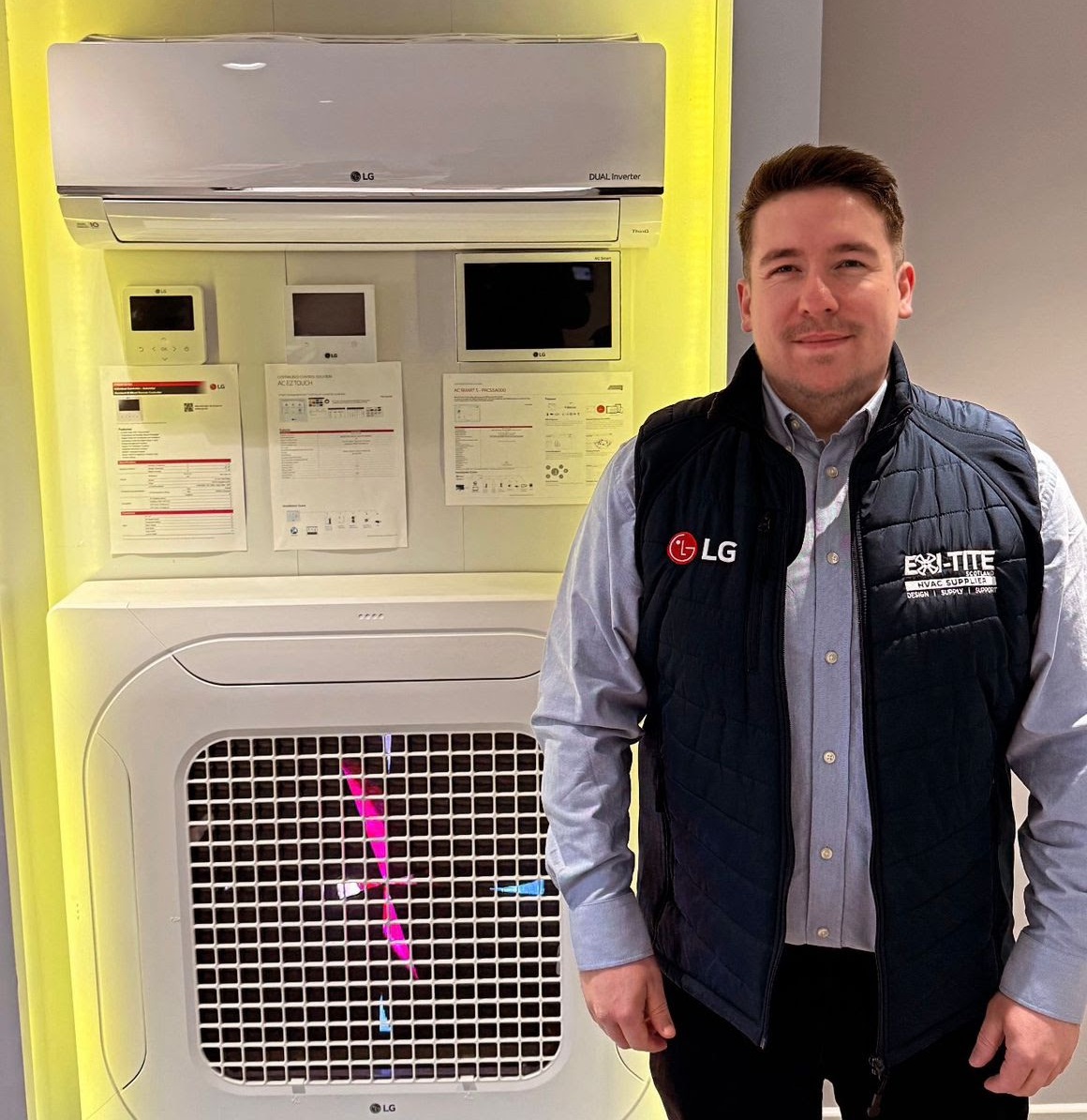 Scott Johnston promoted to LG product manager for Exi-tite Scotland