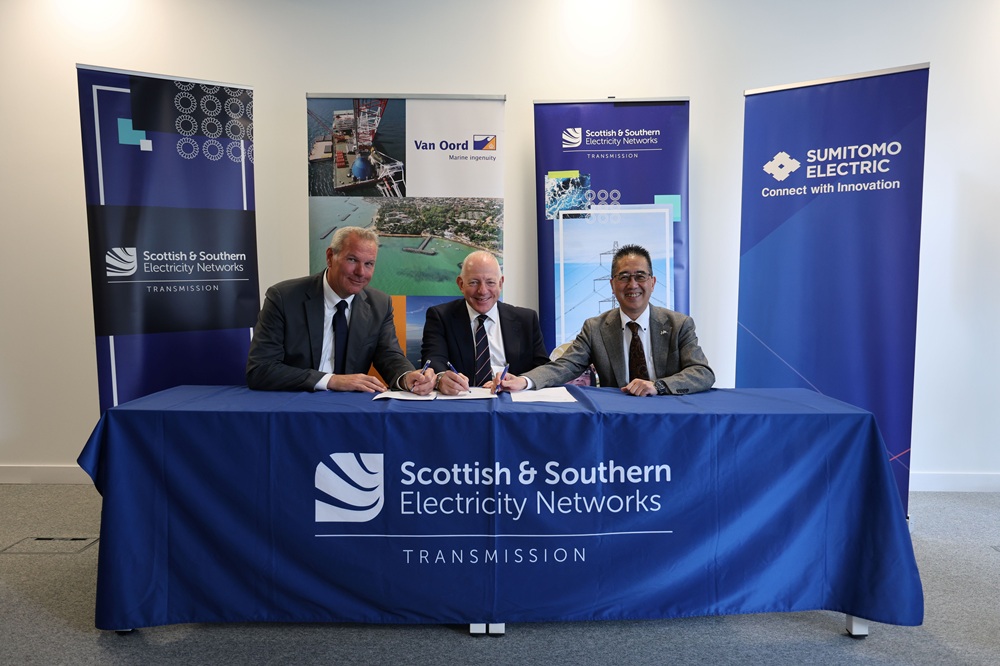 SSEN Transmission signs long-term framework agreement with Sumitomo Electric and Van Oord