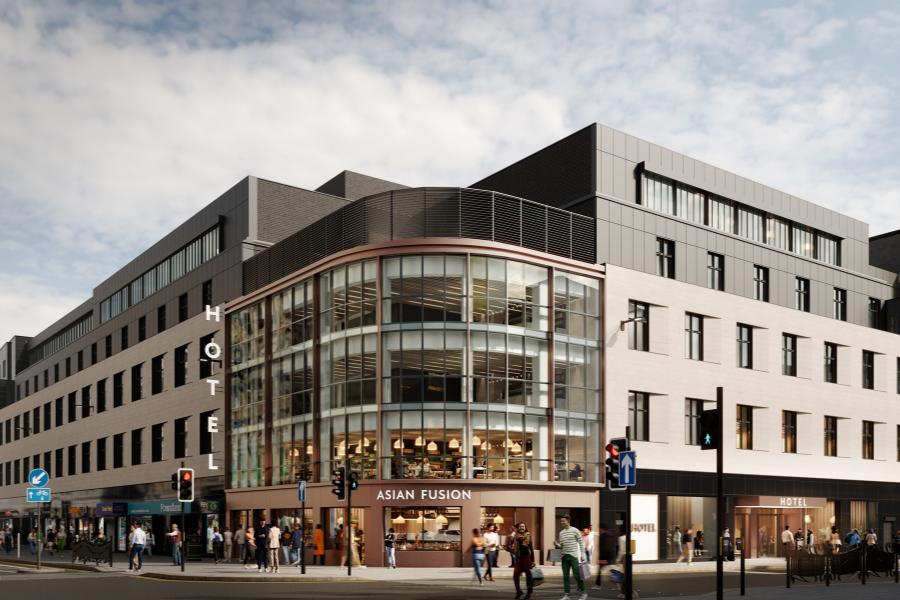 Hotel plan brought forward for key Glasgow city centre site