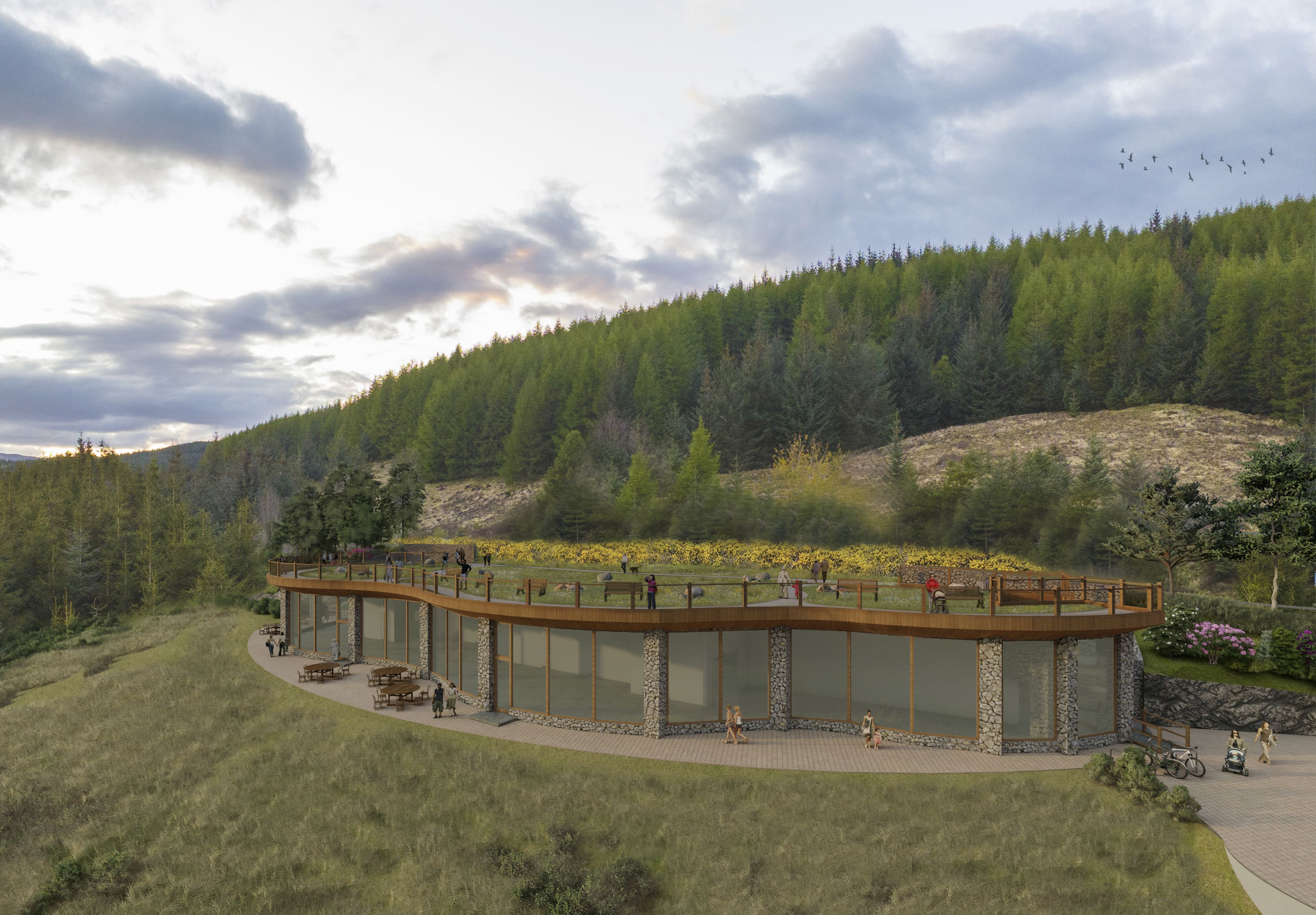 New designs address drainage issue at Glengarry Viewpoint visitor centre
