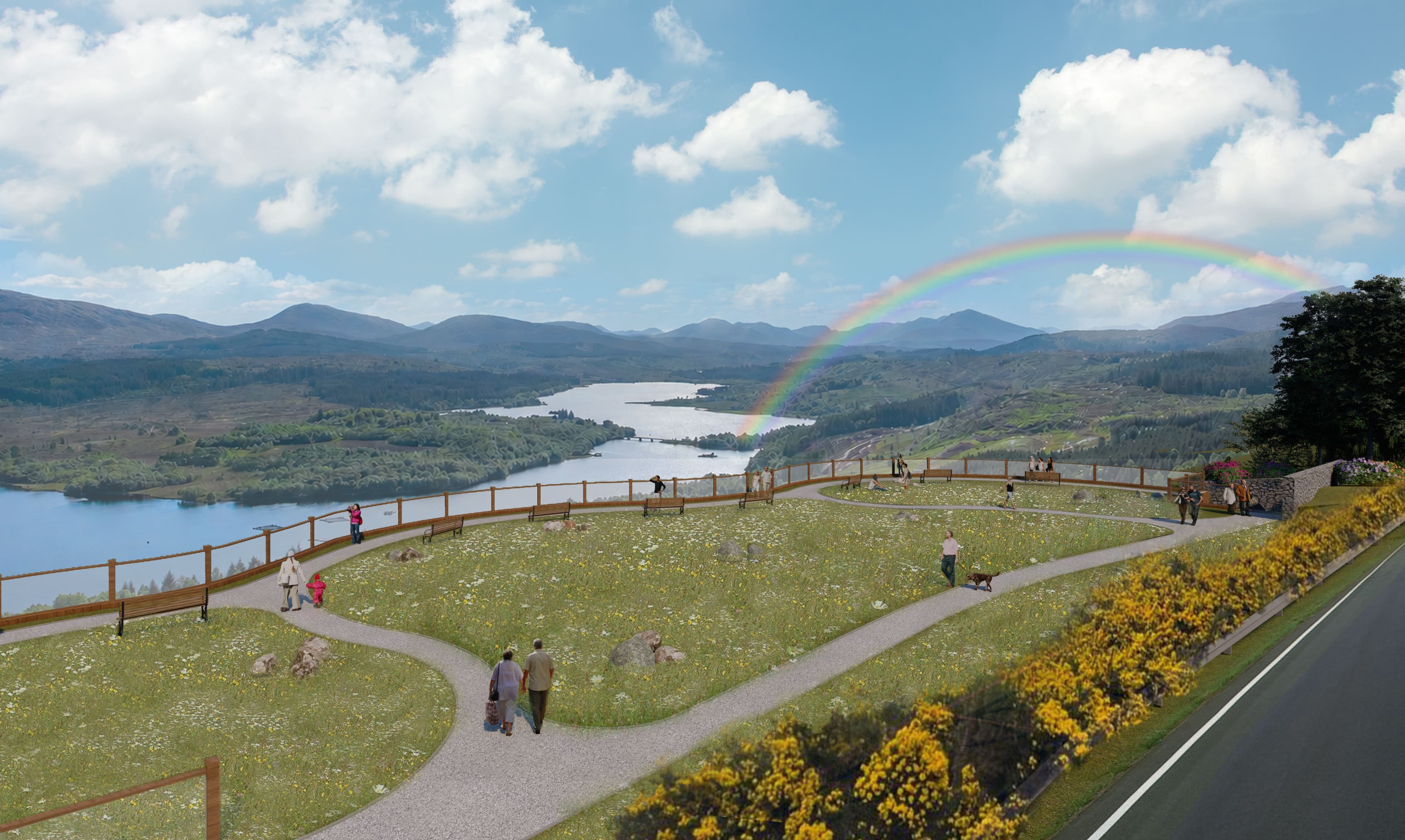 New designs address drainage issue at Glengarry Viewpoint visitor centre