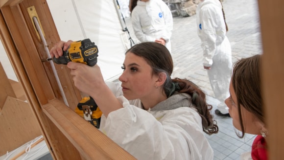 Young people get hands-on heritage experience at Edinburgh Castle