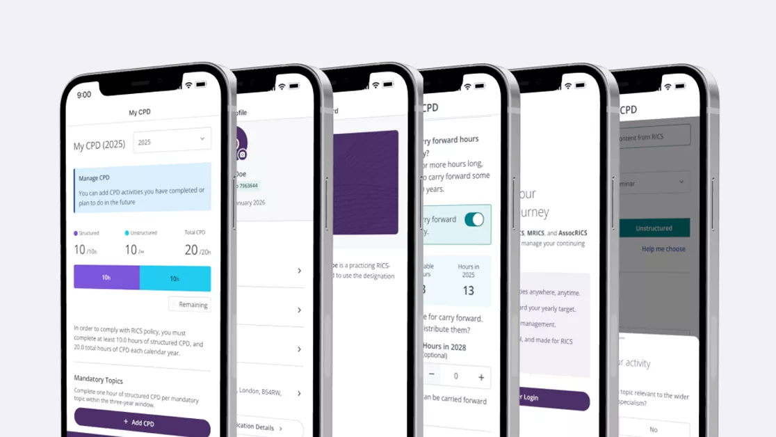 RICS modernises CPD framework and launches new member app