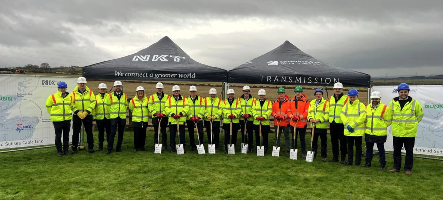 Event marks start of Spittal to Peterhead subsea cable project