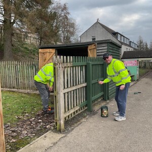 Oregon Timber Frame helps build new life into Borders school playground