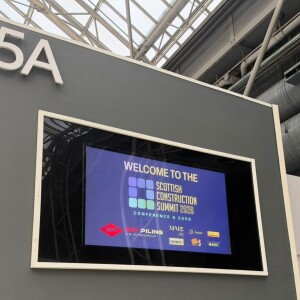 Hall 5 takes shape as 2,300 delegates prepare to descend on SEC for Scottish Construction Summit