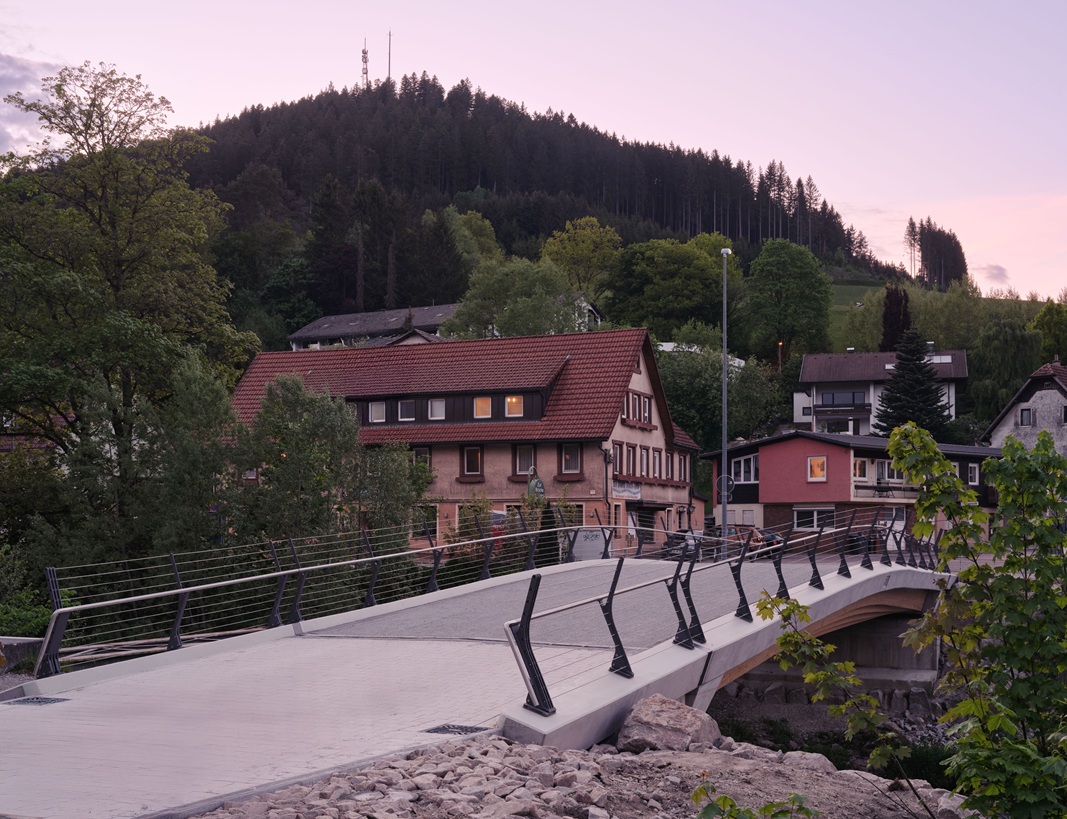 Architects' Showcase: Moxon completes innovative hybrid timber-concrete bridge in Germany
