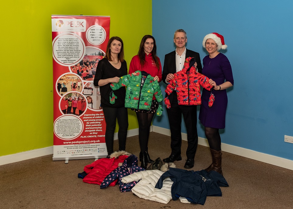 hub West Scotland launches appeal to provide Glasgow children living in poverty with warm winter jackets