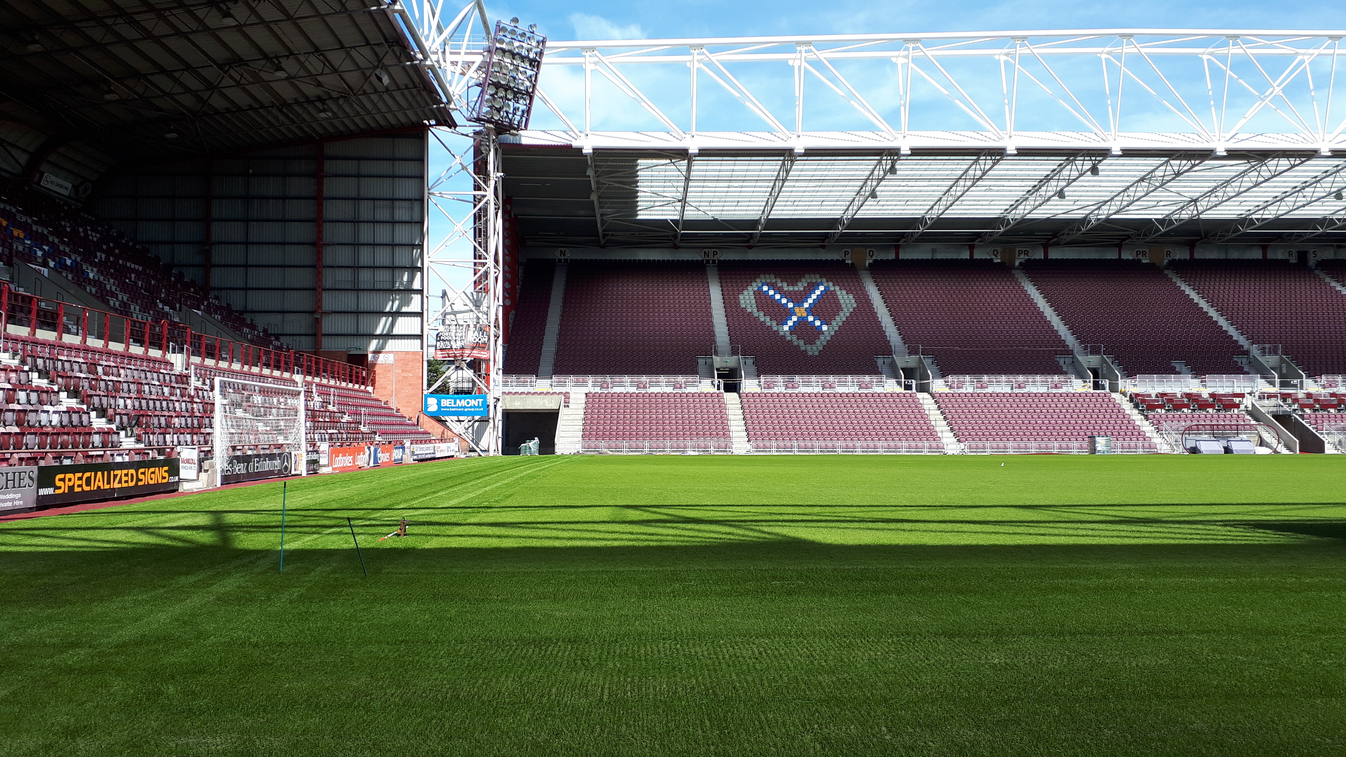 Aggregate Industries provides new hybrid pitch for Tynecastle