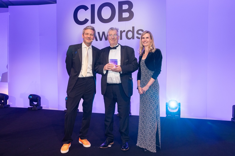 Storm-hit school project success sees Morgan Sindall director scoop CIOB award