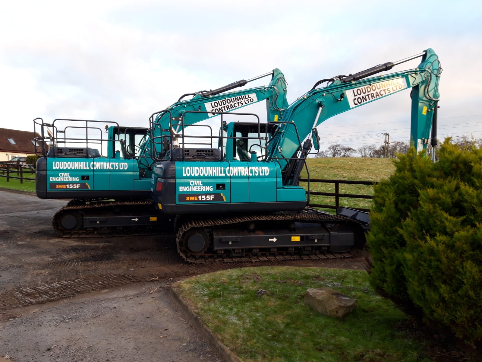 Sunward machines join plant fleet at Loudounhill Contracts