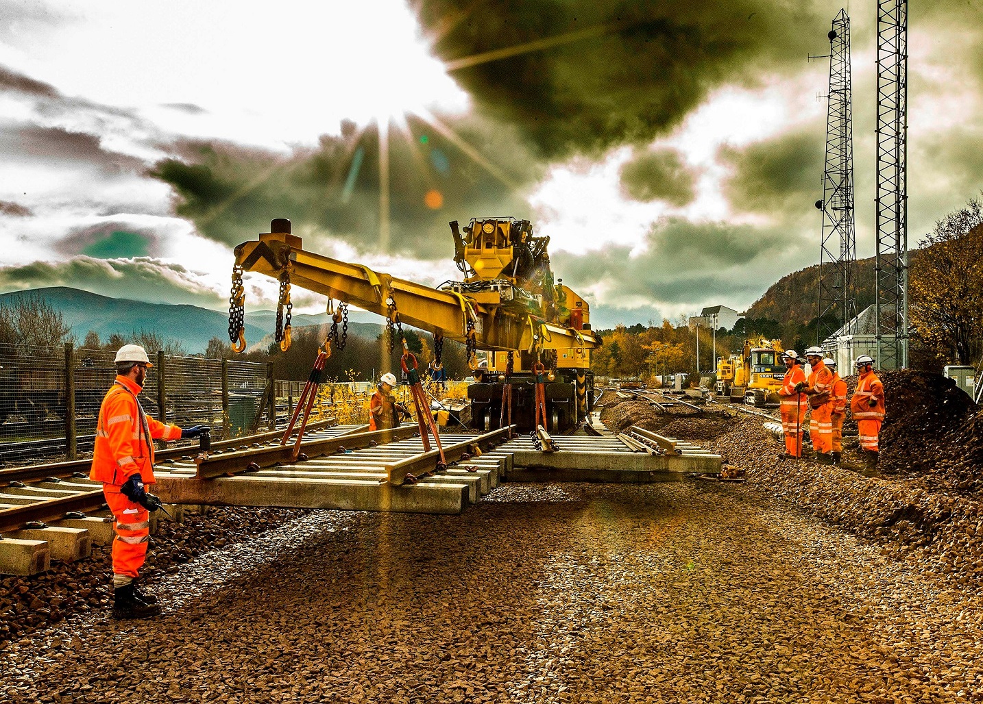 Construction starts on East Linton station and £4m Leuchars junction upgrade