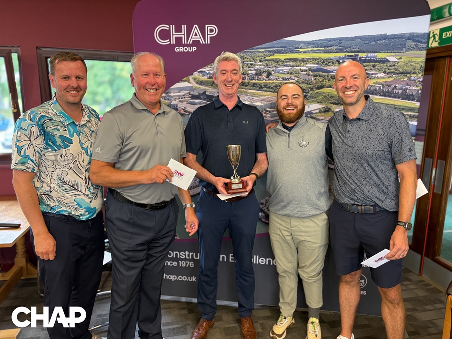 CHAP charity golf day raises £10,500 for SAMH and ‘The Nook’